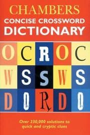 Tapa de Chambers concise crossword dictionary