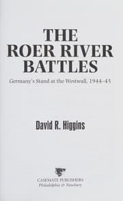Tapa de The Roer River battles