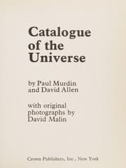 Tapa de Catalogue of the universe