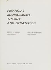 Tapa de Financial management, theory and strategies