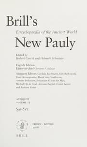 Tapa de Brill's New Pauly
