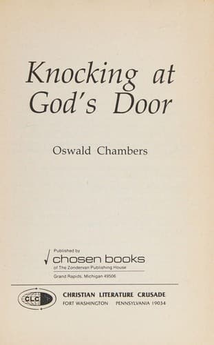 Tapa de Knocking at God's door