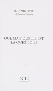 Tapa de Oui, mais quelle est la question?