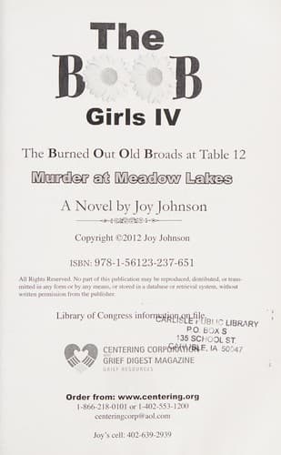 Tapa de The boob girls