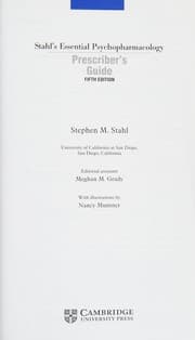 Tapa de Stahl's Essential Psychopharmacology - Prescriber's Guide