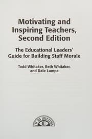 Tapa de Motivating and inspiring teachers
