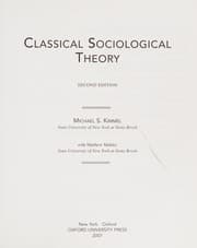 Tapa de Classical sociological theory
