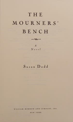 Tapa de The mourners' bench