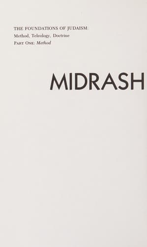 Tapa de Midrash in context