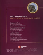 Tapa de Core principles & applications of corporate finance