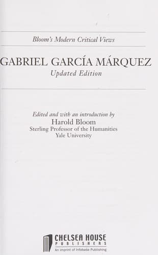 Tapa de Gabriel García Márquez