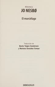 Tapa de El murciélago