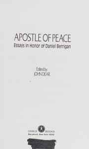Tapa de Apostle of peace