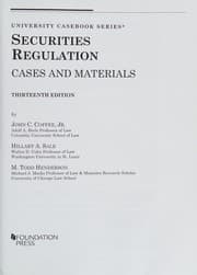 Tapa de Securities Regulation