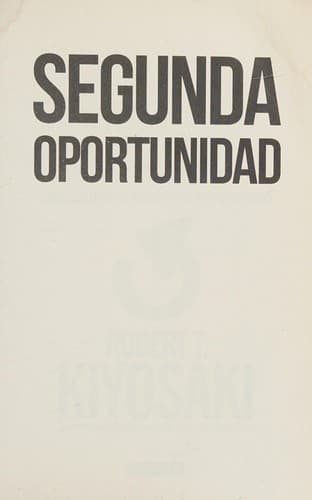Tapa de Segunda Oportunidad
