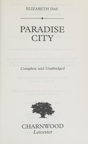 Tapa de Paradise City