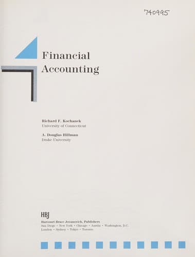 Tapa de Financial accounting