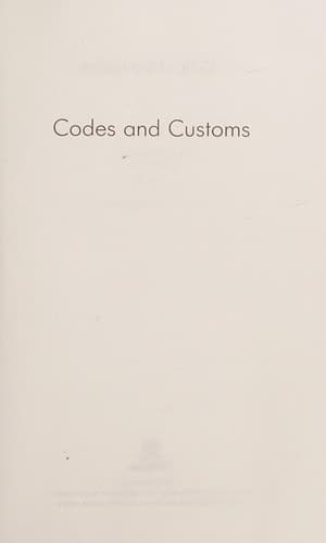 Tapa de Codes and customs