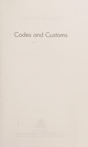 Tapa de Codes and customs