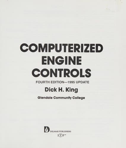 Tapa de Computerized engine controls