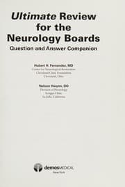 Tapa de Ultimate review for the neurology boards