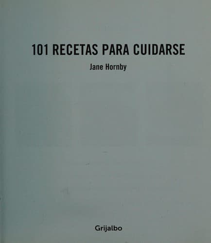 Tapa de 101 recetas para cuidarse