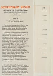 Tapa de Contemporary Mexico Papers of the Fourth International (UCLA Latin American Studies)