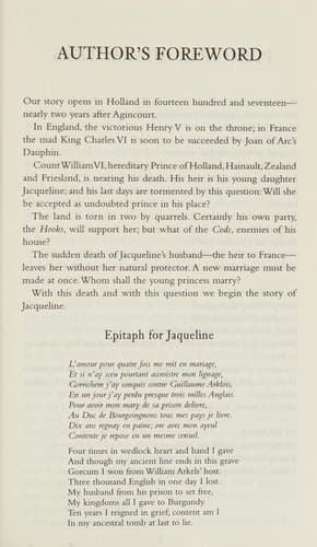 Tapa de I, Jacqueline