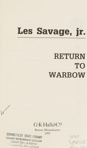 Tapa de Return to Warbow