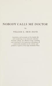 Tapa de Nobody calls me doctor
