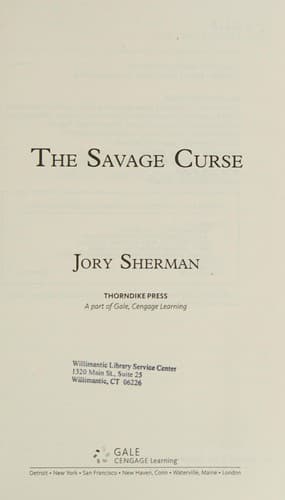 Tapa de The savage curse