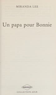 Tapa de Un papa pour Bonnie