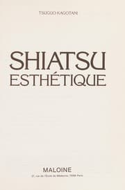 Tapa de Shiatsu esthétique