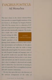 Tapa de Evagrius Ponticus