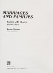 Tapa de Marriages and families