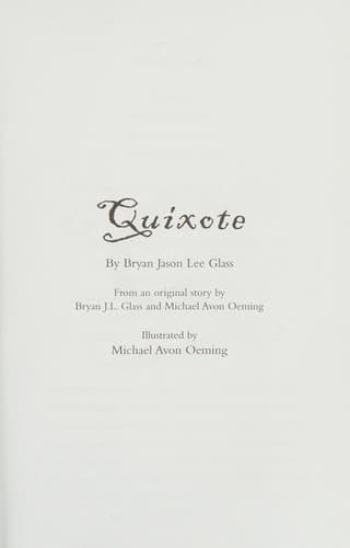 Tapa de Quixote