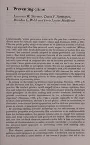Tapa de Evidence-based crime prevention