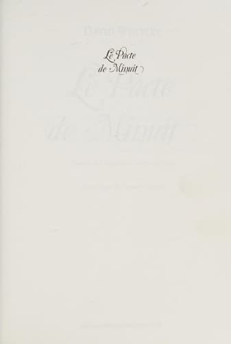 Tapa de Le pacte de minuit