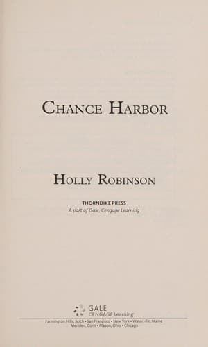 Tapa de Chance Harbor