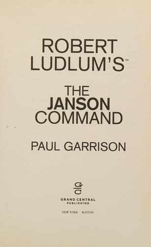 Tapa de Robert Ludlum's the Janson Command