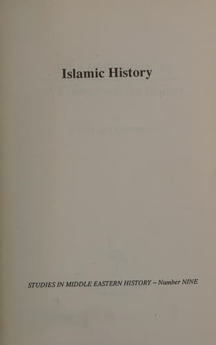 Tapa de Islamic history