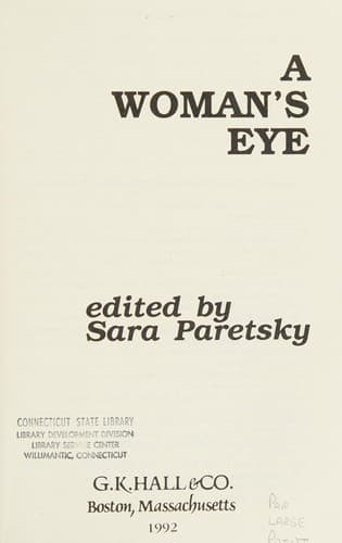 Tapa de A Woman's Eye