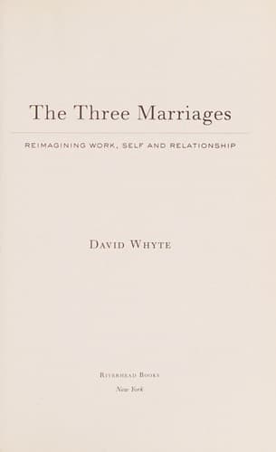 Tapa de The three marriages