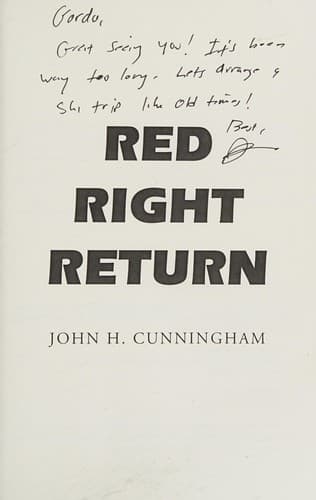 Tapa de Red right return