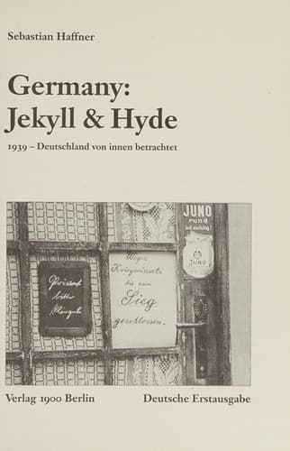 Tapa de Germany: Jekyll & Hyde