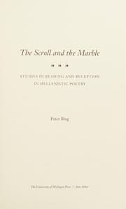 Tapa de The Scroll and the Marble