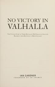 Tapa de No Victory in Valhalla