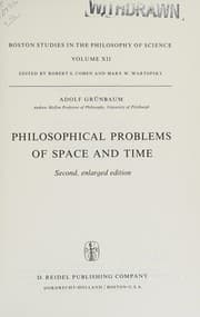 Tapa de Philosophical Problems of Space and Time