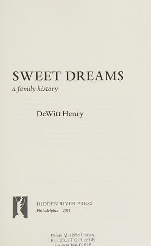 Tapa de Sweet dreams