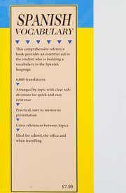 Tapa de Caxton Spanish Vocabulary